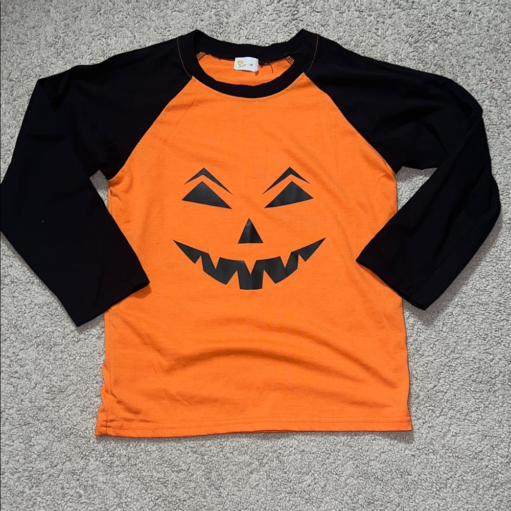 🎃Halloween Pumpkin Face Raglan Shirt🎃